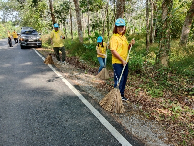 โครงการ Big Cleaning Day นาบอน กิจกรรมถนนสวย ดอกไม้สดใส ฯลฯ