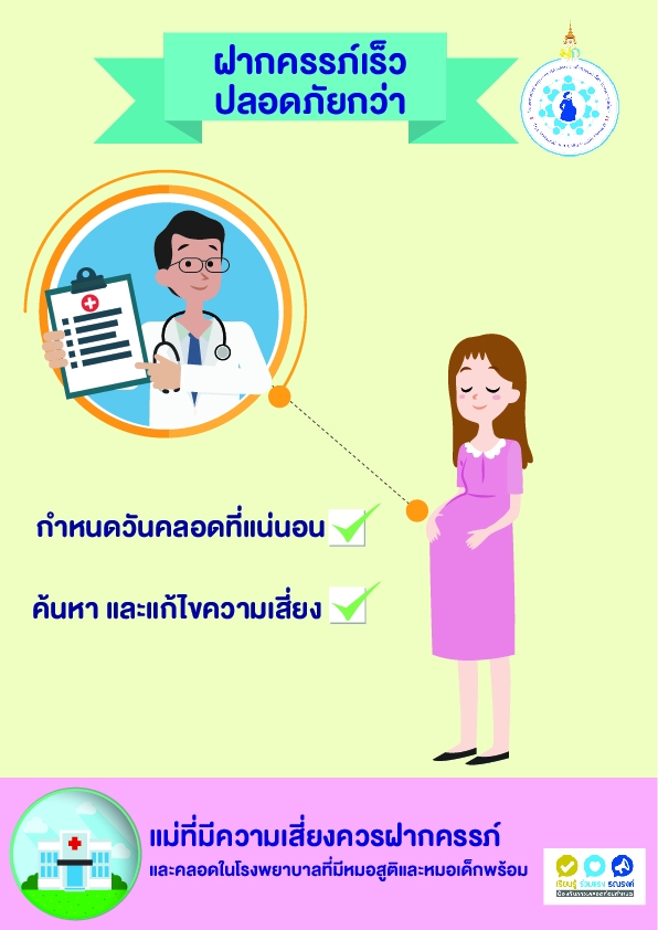 ประชาสัมพันธ์โครงการสร้างเสริมสุขภาพเชิงรุก เพื่อลดภาวะคลอดก่อนกำหนด